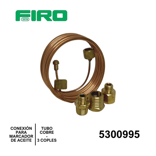 [5300995] CONEXION P/MARCADOR DE ACEITE TUBO COBRE 3 COPLES=5300906
