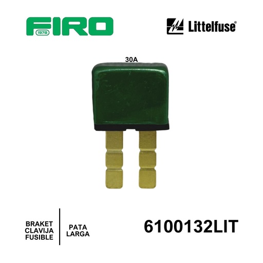 [6100132LIT] BRACKET  30A. CLAVIJA FUSIBLE PATA LARGA LITTE FUSE=6100132