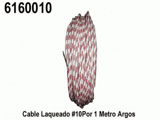 [6160010] CABLE LAQUEADO #10 POR (1) METRO