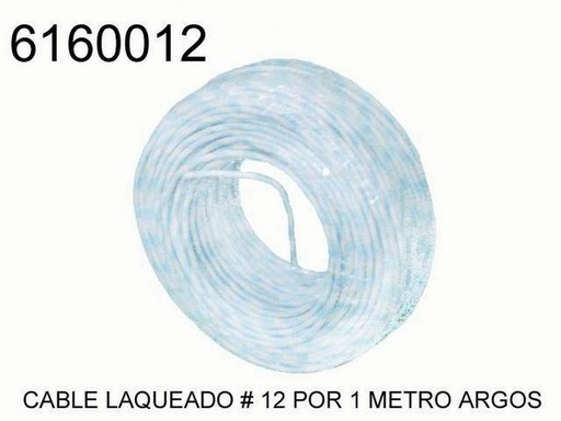 [6160012] CABLE LAQUEADO #12 POR (1) METRO