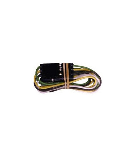 [6250038] ENCHUFE O CONECTOR 4 LINEAS (JGO.) LUZ UNIV. TERMINALES REDONDAS.