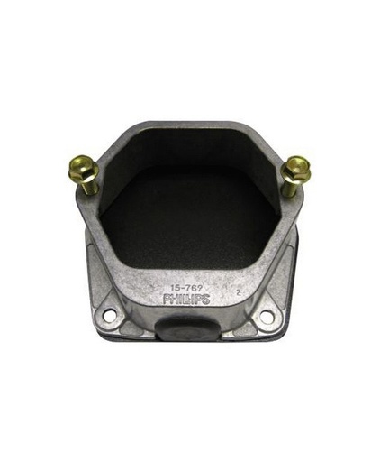 [6250058-1] CAJA PARA ENCHUFE HEMBRA 7L C/BRAKET PHILLIPS PROFUNDIDAD 1