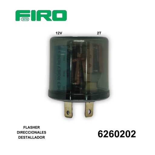 [6260202] FLASHER DIRECCIONALES DESTELLADOR 12V 2T NOVITA=6260202F