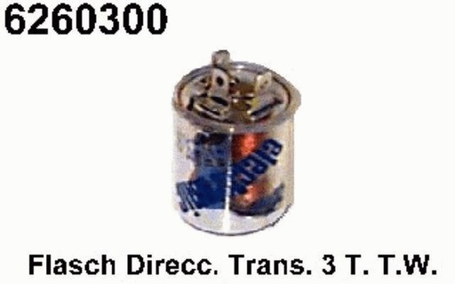 [6260300] FLASHER DIRECCIONALES DESTELLADOR 12V 3T REFORZADO TRASPARENTE