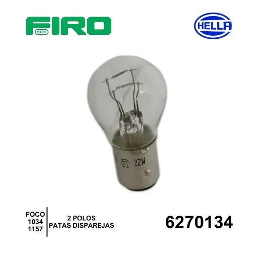 [6270134] FOCO 1034/1157 2 POLOS P/DISPAREJAS HELLA=6270134ARE=62