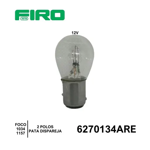 [6270134ARE] FOCO 1034/1157 2 POLOS 12V P/DISPAREJAS =6270134=6270134N