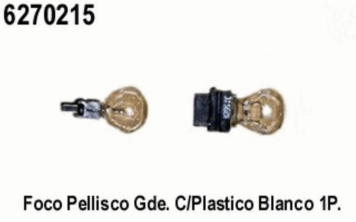 [6270215] FOCO 3156 12V 27W 1 POLO CRISTAL BLANCO TIPO PELLIZCO