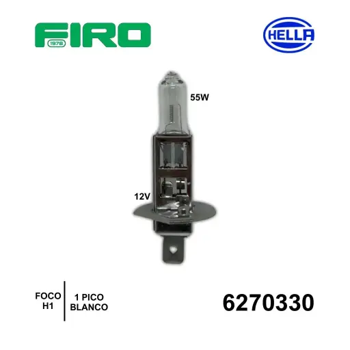 [6270330] FOCO H1 1 PICO 12V 55W BLANCO HELLA=6270330N
