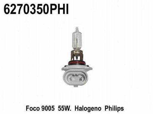 [6270350PHI] FOCO H9005 ESCUADRA 12V 55W ESCUADRA PHILLIPS=6270350=627035
