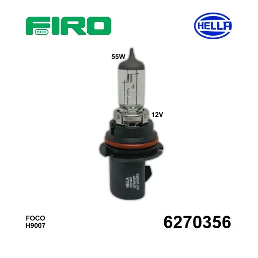 [6270356] FOCO H9007 55W 12V HELLA=62703568=6270356FLO=6270356