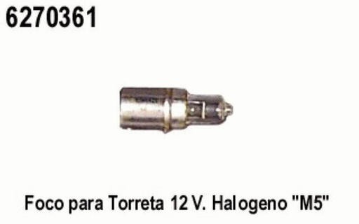 [6270361] FOCO TORRETA 12V. HALOGENO M5 =6270361SY