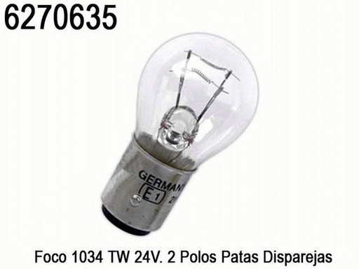 [6270635] FOCO 1034/1157 2 POLOS P/DISPAREJAS 24V TW=6270635HEL