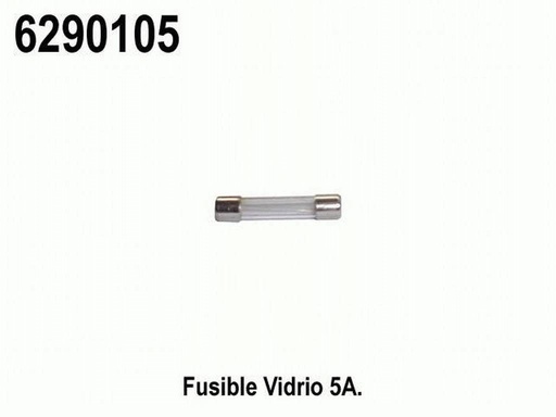 [6290105] FUSIBLE VIDRIO  5A.                    .