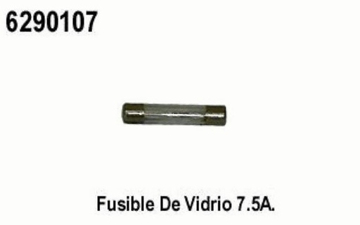 [6290107] FUSIBLE VIDRIO  7.5A.                  .