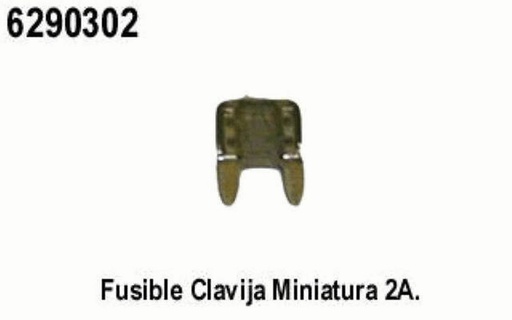 [6290302] FUSIBLE CLAVIJA MINIATURA  2A.         .******