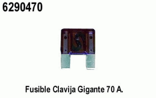 [6290470] FUSIBLE CLAVIJA MAXI GIGANTE 70A. (OFRECER ==6270460)
