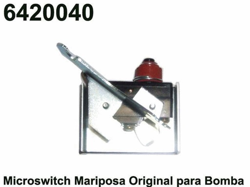 [6420040] MICROSWITCH MARIPOSA 2T 15A 250V (NO) DIODO P/BOMBA =6420020