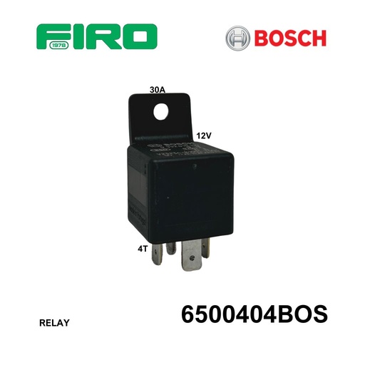 [6500404BOS] RELAY 12V 4T 30A BOSCH =6500404=6500404F