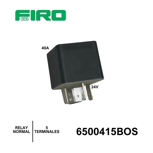 [6500415BOS] RELAY 24V 5T 40A BOSCH NORMALES=6500415