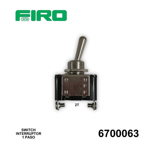 [6700063] SWITCH INTERRUPTOR 1 PASO 3 TER. PALANCA LICUADORA TW=062