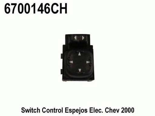 [6700146-CH] SWITCH INTERRUPTOR CONTROL ESPEJOS ELEC. CHEV  ******