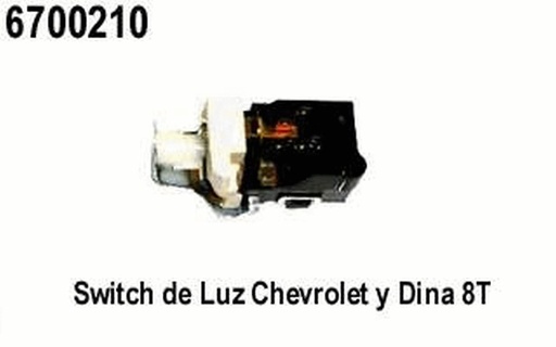 [6700210] SWITCH INTERRUPTOR LUCES 8T DINA CHEVROLET KENWORTH T300