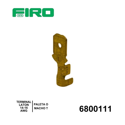 [6800111] TERMINAL LATON PALETA O MACHO 14-16 AWG