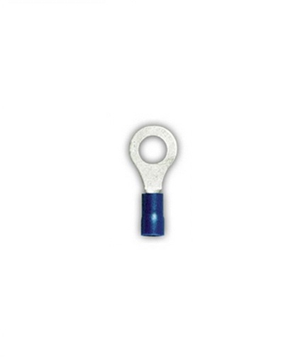 [6800303] TERMINAL DE OJO AZUL 1/4"  14-16 AWG 100 PZS