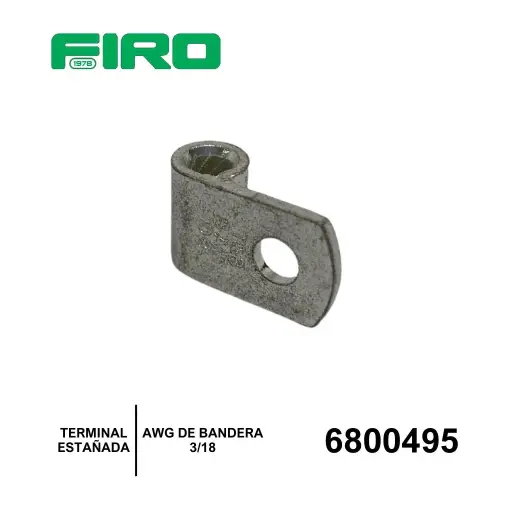 [6800495] TERMINAL ESTAÐADA C-8 AWG DE BANDERA 3/16