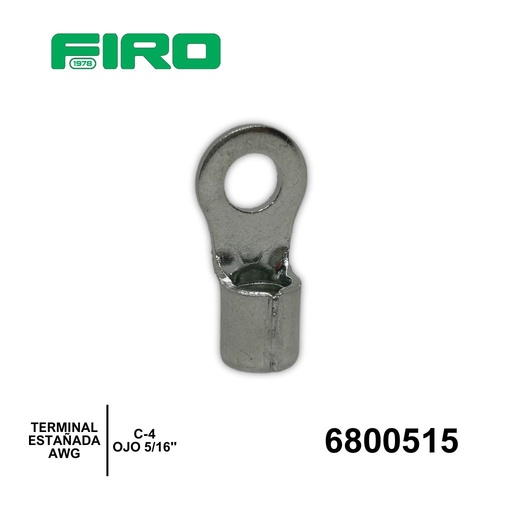 [6800515] TERMINAL ESTAÐADA C-4 AWG DE OJO 5/16"