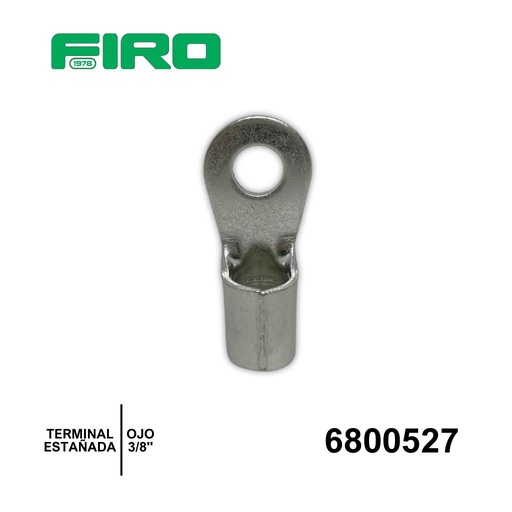 [6800527] TERMINAL ESTAÐADA C-1/0 OJO 3/8" =6800527IT AWG