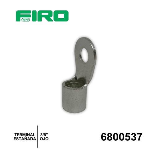 [6800537] TERMINAL ESTAÐADA C-2/0 DE OJO 3/8" =6800537IT AWG