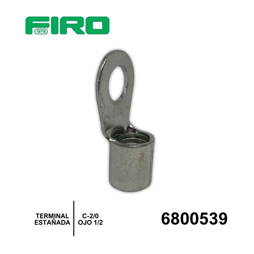 [6800539] TERMINAL ESTAÑADA C-2/0 OJO 1/2        .=6800539IT