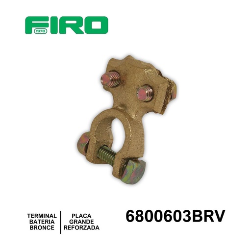 [6800603BRV] TERMINAL BATERIA PLACA GRANDE BRONCE REFORZADA=603B