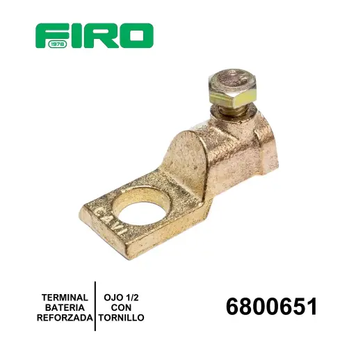 [6800651] TERMINAL BATERIA DE OJO 1/2 CON TORNILLO REFORZADA = 6800650
