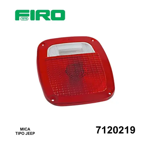 [7120219] MICA ROJA TIPO JEEP 405 CUADRADA = 7107409