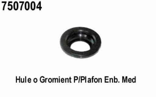 [7507004] GROMMET HULE PVC REDONDO P/LAMPARA DE 2 1/2" NEGRO