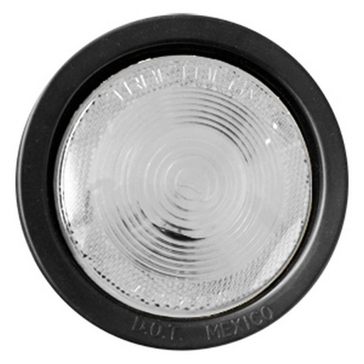 [7507053B] PLAFON REDONDO 4" BLANCO 12V 21W SELLADO + GROMMET HULE