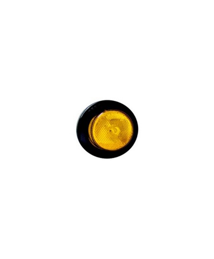 [7507463A] PLAFON REDONDO 2.5" AMBAR 12V. GRUMMET/HULE INCANDECENTE