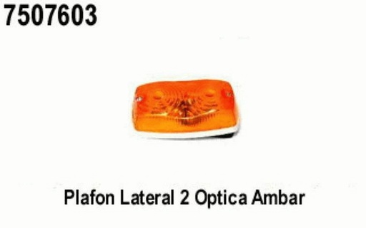 [7507603A] PLAFON LATERAL 2 OPTICA AMBAR=7103020A .