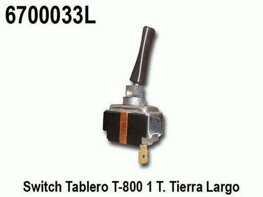 [6700033L] SWITCH INTERRUPTOR 1 PASO 1 TER. PALANCA LARGA= 6700032