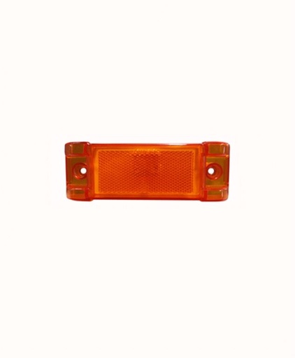 [7520980] PLAFON LATERAL 5X2" 12V 5W AMBAR CON REFLEJANTE