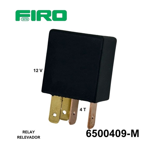 [6500409-M] RELAY RELEVADOR 12V 4 TER. (2/2T) 20/30 (NO) AMP=6500409