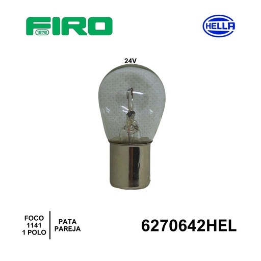 [6270642HEL] FOCO 1141 1 POLO P/P 24V HELLA