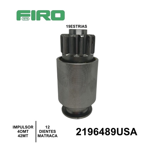 [2196489USA] IMPULSOR DELCO 40MT 42MT (12D) 19E CW MATRACA=2196489
