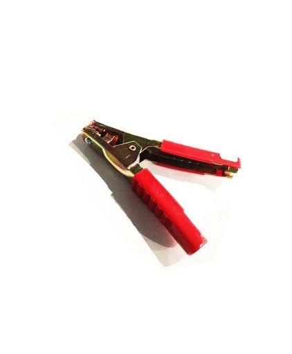 [6490008RP] PINZA PASA CORRIENTE GDE. 100A ROJA TROPICALIZADA REFORZADA