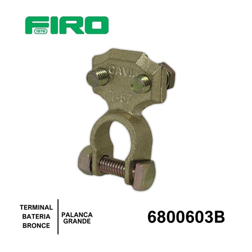 [6800603B] TERMINAL BATERIA PLACA GRANDE BRONCE =6800603BRV