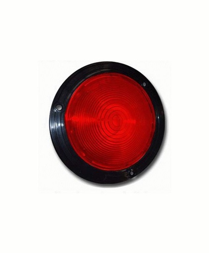 [7530333RFC] PLAFON EMBUTIDO 4" ROJO 12V 21W CON CANDAD=A 333R+7507006N