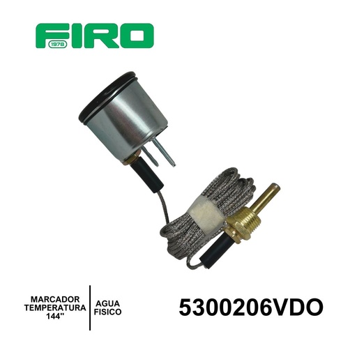 [5300206VDO] MARCADOR TEMPERATURA AGUA FISICO 144" VDO(3.65 MTS)=5300209