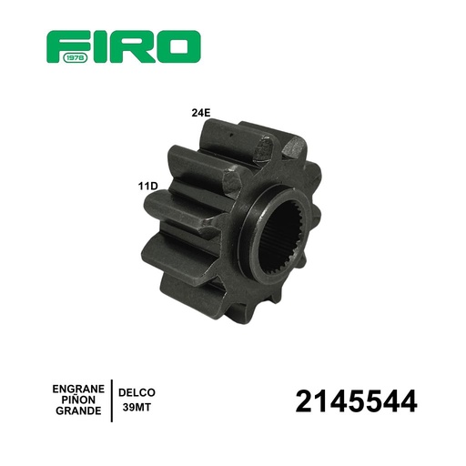 [2145544] ENGRANE PIÑON DELCO 39MT 11D 24E. GRANDE CENTRO GRUESO KIT